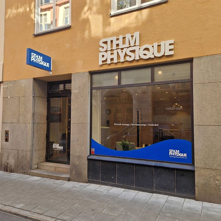 Ingången till Sthlm Physique City